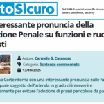 PuntoSicuro - Un'interessante pronuncia della Cassazione Penale su funzioni e ruolo dei Preposti