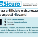 PuntoSicuro - Intelligenza artificiale e sicurezza: criticità e aspetti rilevanti