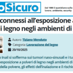 PuntoSicuro - I tumori connessi all’esposizione a polveri di legno negli ambienti di lavoro