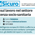 PuntoSicuro - Infortuni sul lavoro nel settore dell’assistenza socio-sanitaria