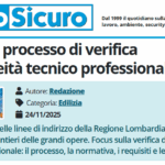 PuntoSicuro - Edilizia: il processo di verifica dell’idoneità tecnico professionale