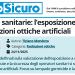 PuntoSicuro - Strutture sanitarie: l’esposizione alle radiazioni ottiche artificiali