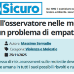 PuntoSicuro - Il ruolo dell’osservatore nelle molestie sessuali: un problema di empatia