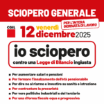 Sciopero generale 12 dicembre 2025 - Cgil Modena