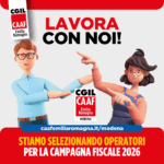 Campagna fiscale Caaf Cgil Modena 2026, Lavora con noi