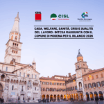 Casa, welfare, sanità, crisi e qualità del lavoro: Cgil, Cisl, Uil commentano positivamente l’intesa raggiunta con il comune di Modena per il bilancio 2026