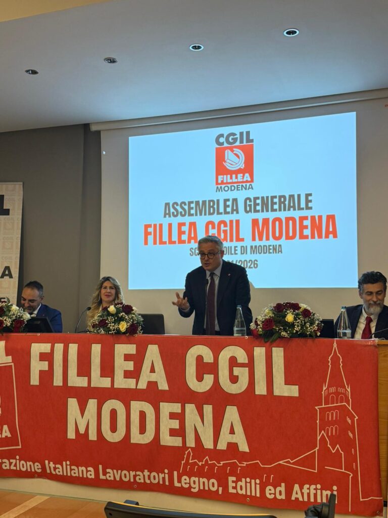 Assemblea generale Fillea Cgil Modena - Antonio Di Franco - 23/1/2026