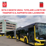 SETA E SOCIETA’ UNICA TUTELARE LA RETE DEI TRASPORTI E IL RAPPORTI CON I LAVORATORI
