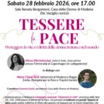 Tessere la pace Modena, 28.2.26