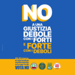 Vota NO al referendum giustizia 22 e 23 marzo 2026