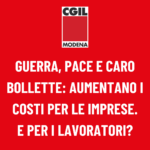 guerra, pace e caro bollette aumentano i costi per le imprese e per i lavoratori