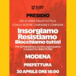 Giù le mani dalla Flotilla e dalle nostre compagne e compagni (30/4/2026)