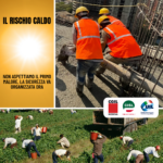 calore e lavoratori all'aperto