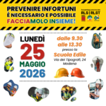prevenire infortuni assemblea rls rlst, 25.5.26