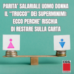 PARITA’ SALARIALE UOMO DONNA, IL “TRUCCO” DEI SUPERMINIMI