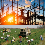 calore e lavoratori all'aperto