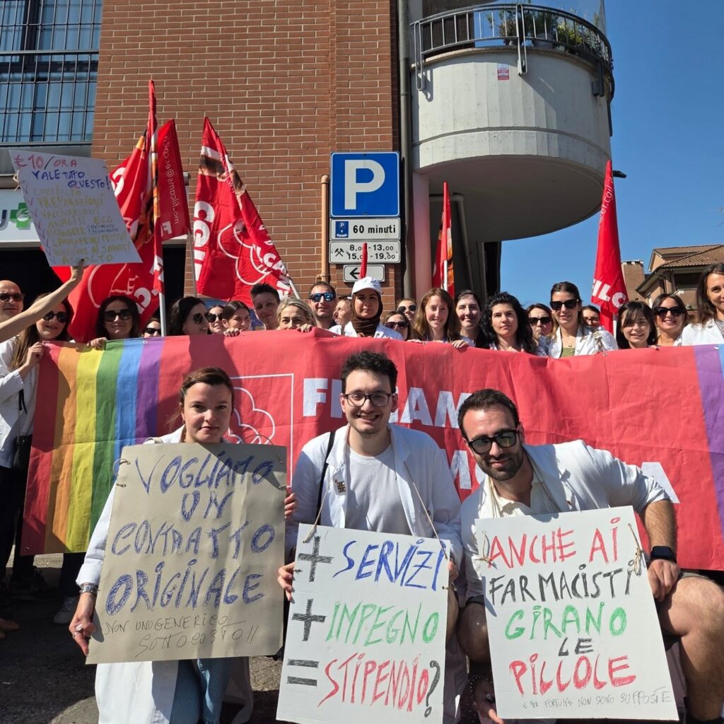 Sciopero delle farmacie comunali - A Modena presidio presso la Farmacia del Pozzo (17 giugno 2026)