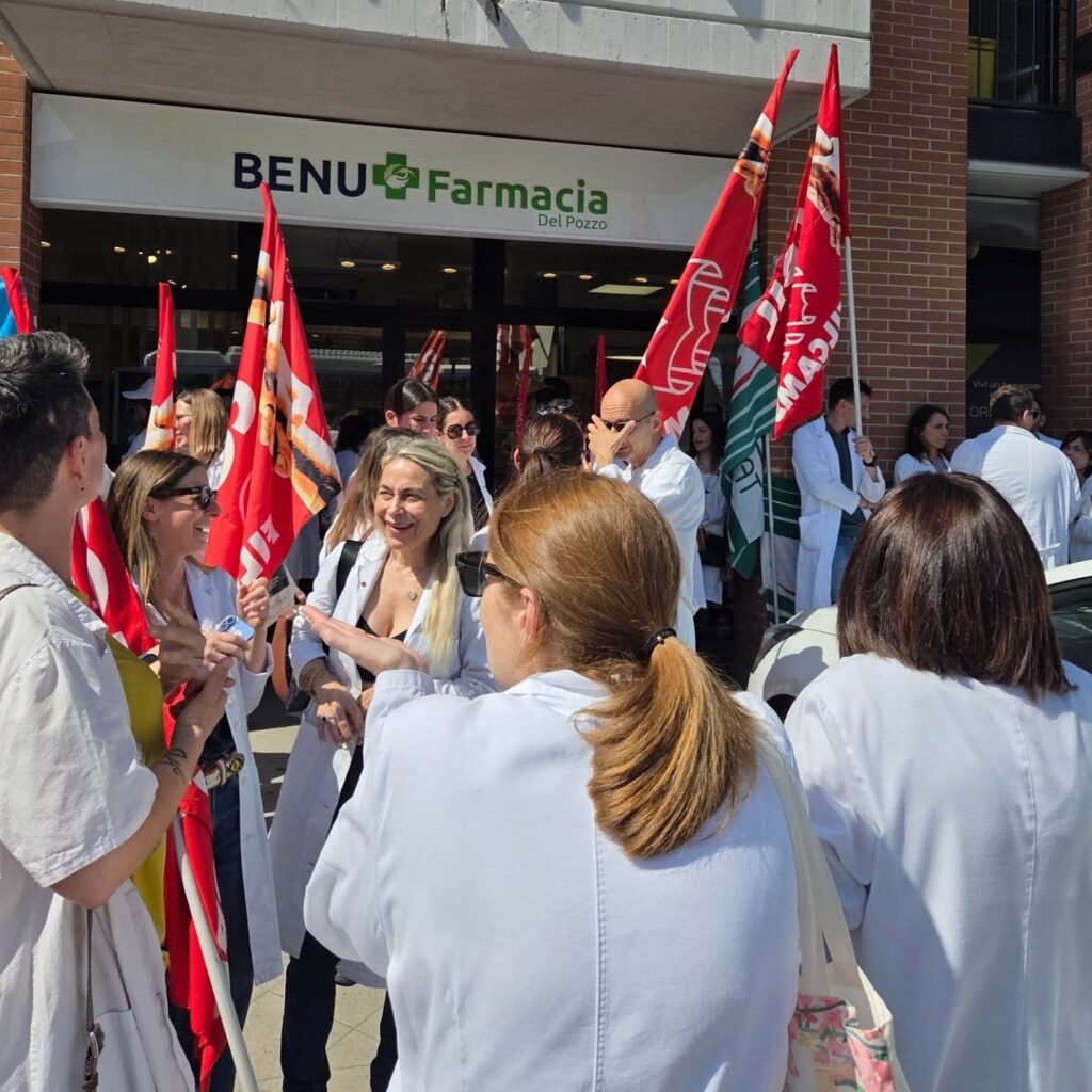 Sciopero delle farmacie comunali - A Modena presidio presso la Farmacia del Pozzo (17 giugno 2026)