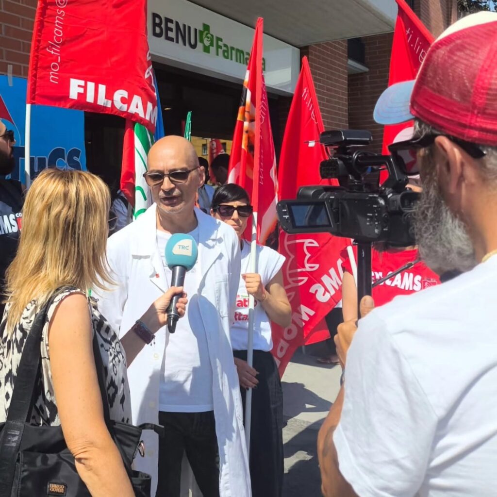 Sciopero delle farmacie comunali - A Modena presidio presso la Farmacia del Pozzo (17 giugno 2026)