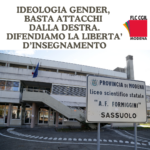 Formiggini Sassuolo, basta attacchi della destra a libertà insegnamento