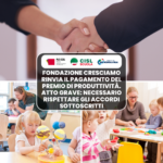 Fondazione Cresciamo rinvia ad ottobre il pagamento del premio di produttività
