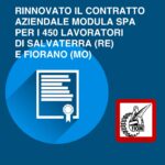 Rinnovato il contratto aziendale Modula Spa per i 450 lavoratori di Salvaterra (Re) e Fiorano (Mo)