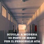 Scuola, personale ATA: a Modena 38 posti in meno e le immissioni in ruolo coprono appena il 35% dei posti disponibili