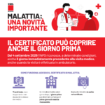 Malattia: in certe condizioni, il certificato può coprire anche il giorno precedente la visita medica