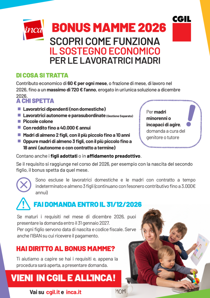 Bonus mamme 2026: come presentare domanda
